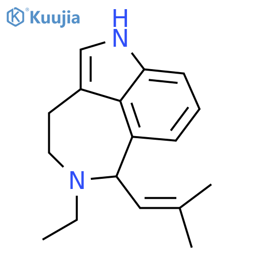 Aurantioclavine; (-)-form, N5-Et structure