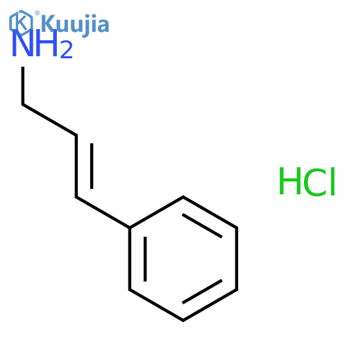 2-Propen-1-amine,3-phenyl-, hydrochloride (1:1), (2E)- structure