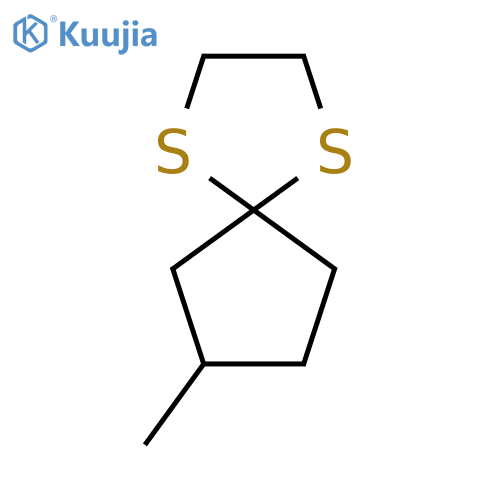 7-methyl-1,4-dithiaspiro[4.4]nonane structure