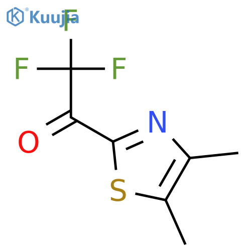 1-(dimethyl-1,3-thiazol-2-yl)-2,2,2-trifluoroethan-1-one structure