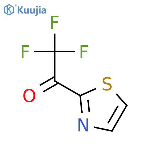 2,2,2-trifluoro-1-(1,3-thiazol-2-yl)ethan-1-one structure