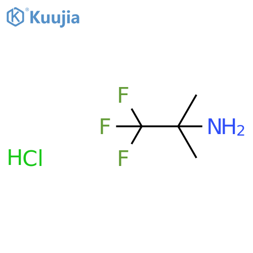 1,1,1-trifluoro-2-methylpropan-2-amine hydrochloride structure