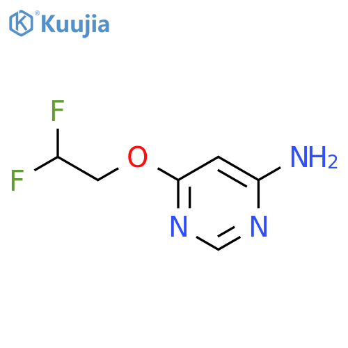 6-(2,2-difluoroethoxy)pyrimidin-4-amine structure