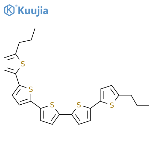 5,5''''-Dipropyl-2,2':5',2'':5'',2''':5''',2''''-quinquethiophene structure