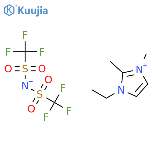 1-ETHYL-2,3-DIMETHYLIMIDAZOLIUM BIS(TRIFLUOROMETHANESULFONYL)IMIDE structure