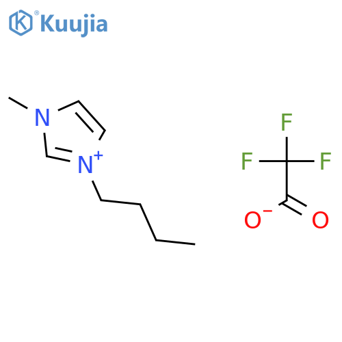 1-Butyl-3-methylimidazolium trifluoroacetate structure