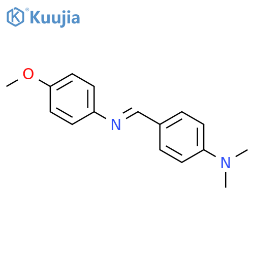 p-Dimethylaminobenzylidene p-Anisidine structure