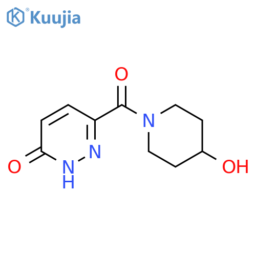 6-(4-hydroxypiperidine-1-carbonyl)-2,3-dihydropyridazin-3-one structure