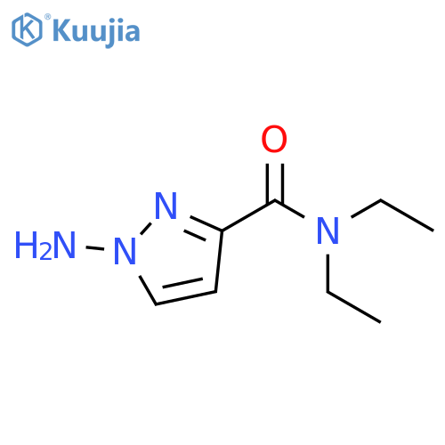 1H-Pyrazole-3-carboxamide, 1-amino-N,N-diethyl- structure