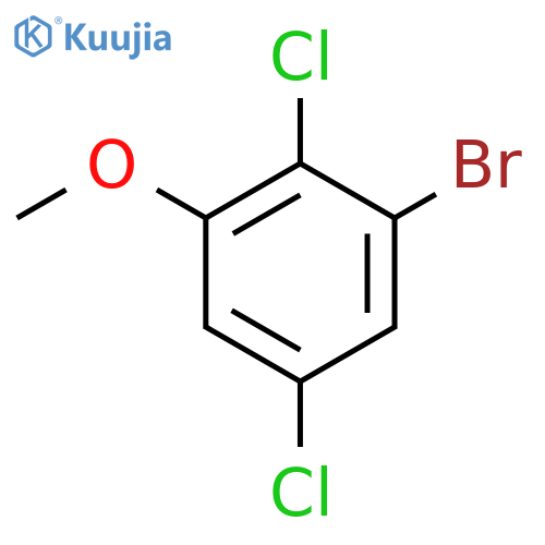 1-Bromo-2,5-dichloro-3-methoxybenzene structure