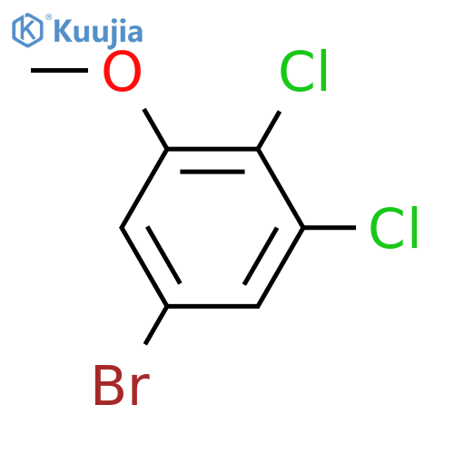 Benzene, 5-bromo-1,2-dichloro-3-methoxy- structure