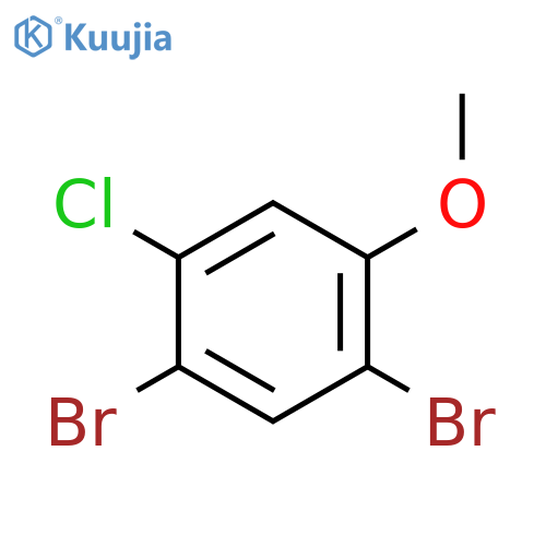 Benzene, 1,5-dibromo-2-chloro-4-methoxy- structure