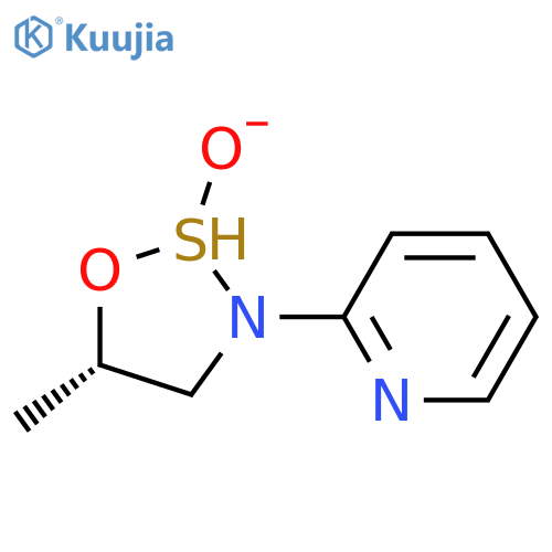 Pyridine,2-(5-methyl-2-oxido-1,2,3-oxathiazolidin-3-yl)-, (5S)- (9CI) structure