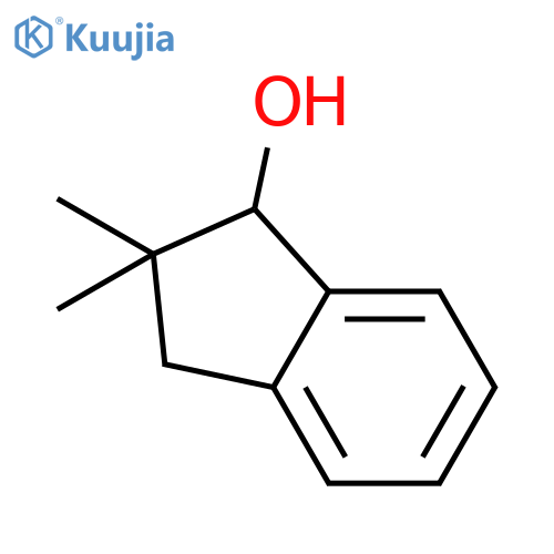 1H-Inden-1-ol, 2,3-dihydro-2,2-dimethyl- structure
