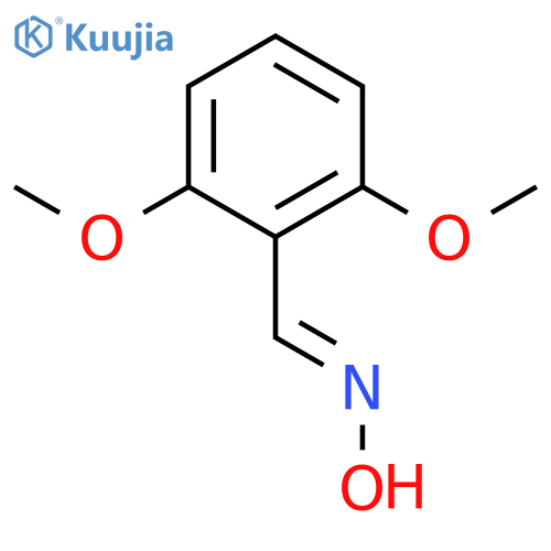 (E)-N-[(2,6-dimethoxyphenyl)methylidene]hydroxylamine structure