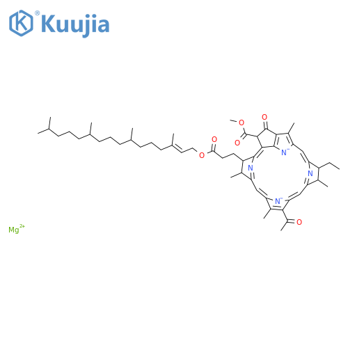 Bacteriochlorophyll structure