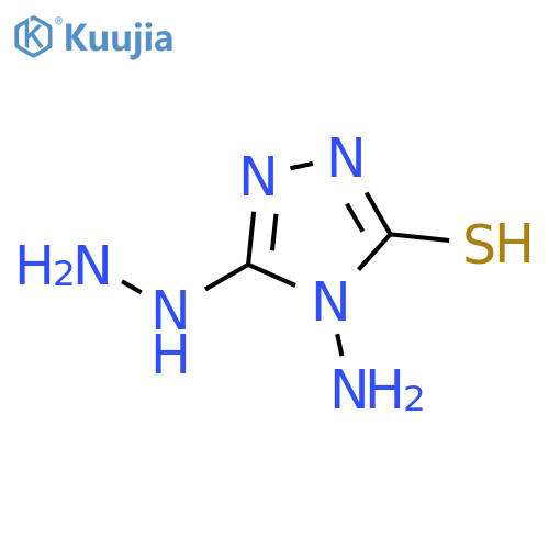 4-Amino-3-hydrazino-5-mercapto-1,2,4-triazole structure