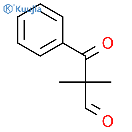 2,2-Dimethyl-3-oxo-3-phenylpropanal structure