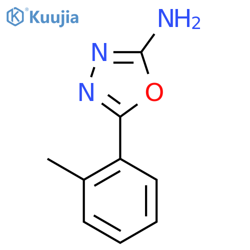 5-(2-methylphenyl)-1,3,4-oxadiazol-2-amine structure