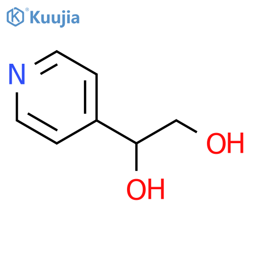 1-(pyridin-4-yl)ethane-1,2-diol structure