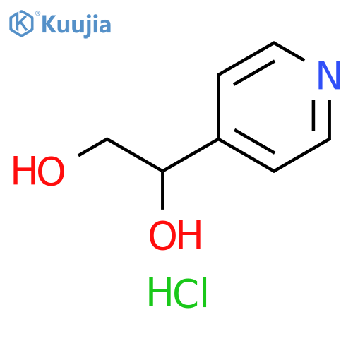 1-(pyridin-4-yl)ethane-1,2-diol hydrochloride structure