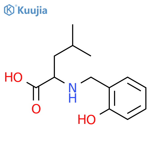 L-Leucine, N-[(2-hydroxyphenyl)methyl]- structure