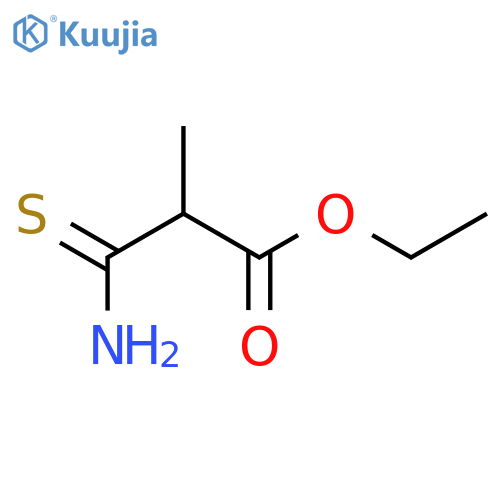 ethyl 2-carbamothioyl-2-methylacetate structure