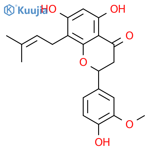 rac-Exiguaflavanone K structure