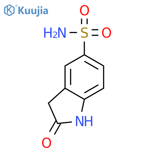 2,3-Dihydro-2-oxo-1H-indole-5-sulfonamide structure