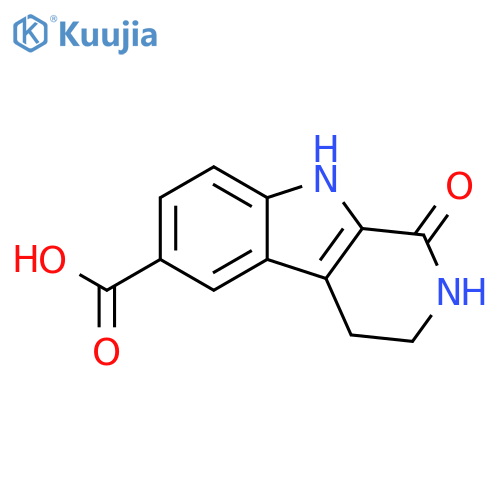 1-Oxo-2,3,4,9-tetrahydro-1h-pyrido-3,4-Bindole-6-carboxylic Acid structure