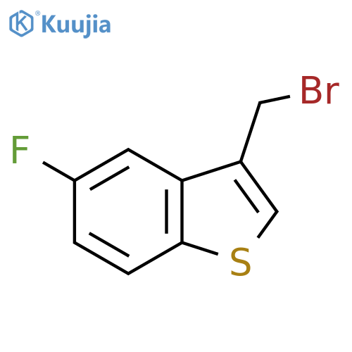 3-Bromomethyl-5-fluoro-benzo[b]thiophene structure
