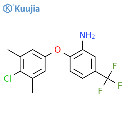 3-Amino-4-(4-chloro-3,5-dimethylphenoxy)benzotrifluoride structure