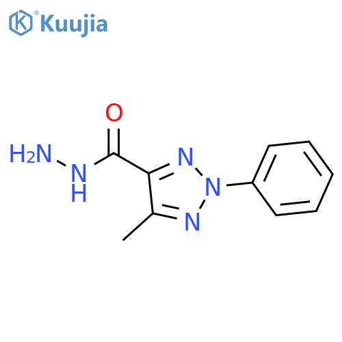 5-Methyl-2-phenyl-2H-1,2,3-triazole-4-carbohydrazide structure