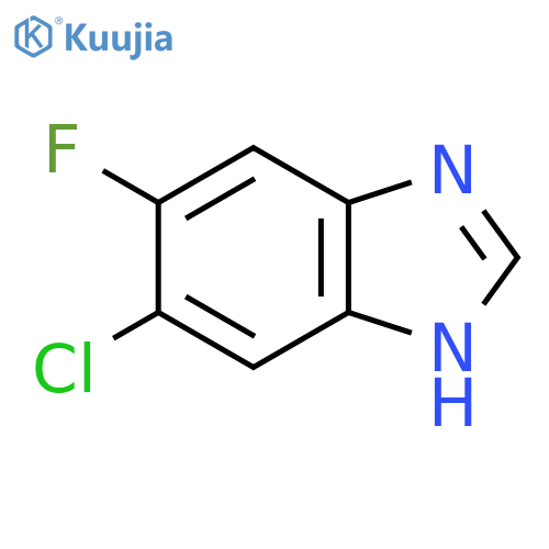 6-Chloro-5-fluorobenzimidazole structure