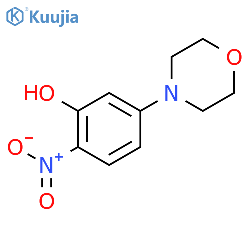 5-Morpholino-2-nitrophenol structure
