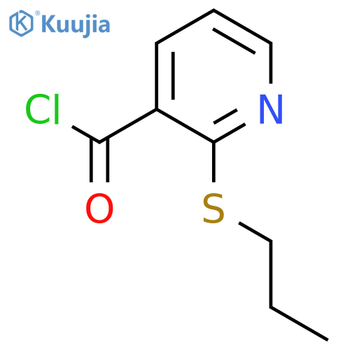 2-(Propylthio)pyridine-3-carbonyl Chloride structure