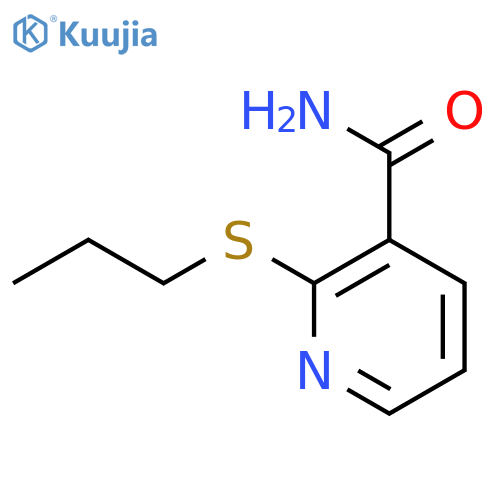 2-(propylthio)nicotinamide structure
