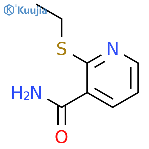 2-(ethylthio)nicotinamide structure