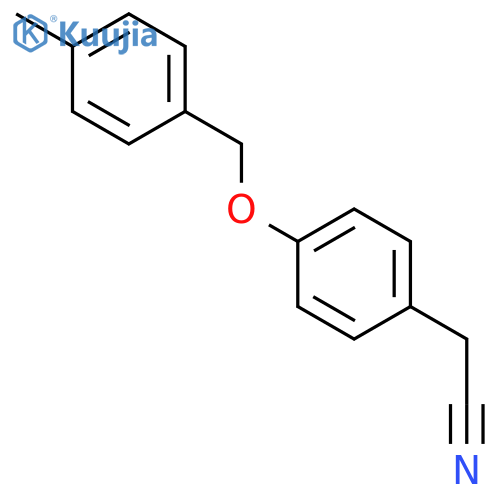 2-(4-(4-Methyl-benzyl)oxyphenyl)acetonitrile structure