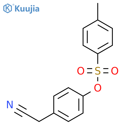 4-(Cyanomethyl)phenyl 4-methylbenzenesulfonate structure