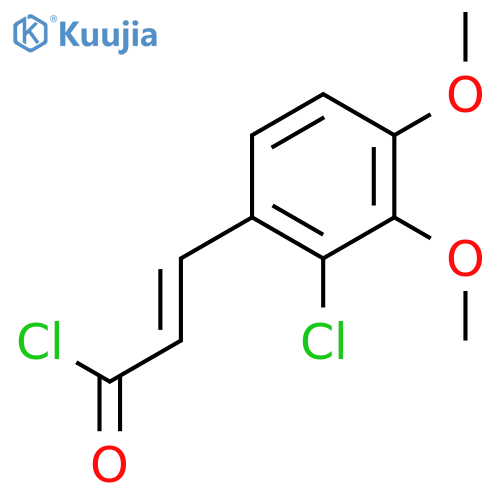 3-(2-Chloro-3,4-dimethoxyphenyl)acryloyl chloride structure
