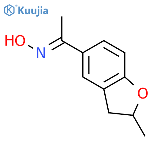 1-(2-Methyl-2,3-dihydrobenzofuran-5-yl)ethanone oxime structure