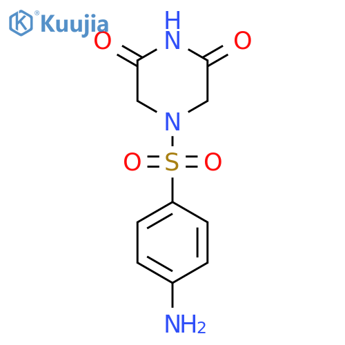 4-((4-Aminophenyl)sulfonyl)piperazine-2,6-dione structure