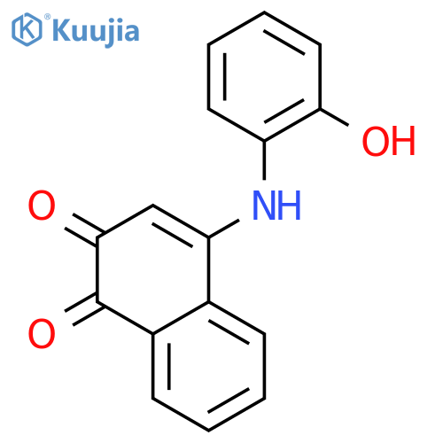 4-((2-Hydroxyphenyl)amino)naphthalene-1,2-dione structure