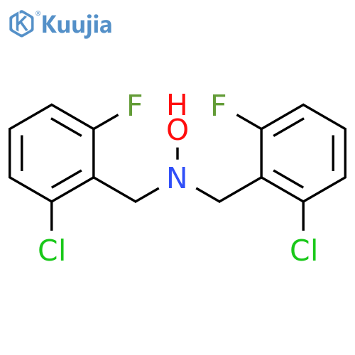 N,N-Bis(2-chloro-6-fluorobenzyl)hydroxylamine structure