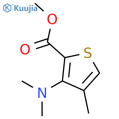 Methyl 3-(dimethylamino)-4-methylthiophene-2-carboxylate structure