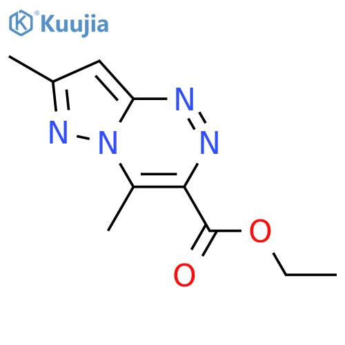 Ethyl 4,7-dimethylpyrazolo[5,1-c][1,2,4]triazine-3-carboxylate structure