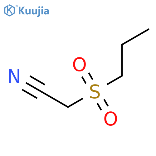 2-(propane-1-sulfonyl)acetonitrile structure