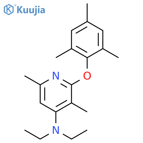 4-Pyridinamine, N,N-diethyl-3,6-dimethyl-2-(2,4,6-trimethylphenoxy)- structure