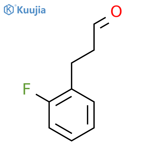 3-(2-fluorophenyl)propanal structure